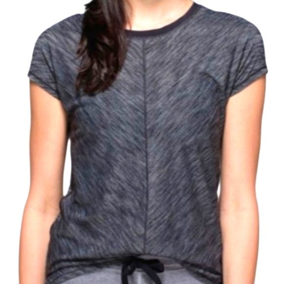 lululemon athletica Tops - Lululemon Retreat Tee Gray Women's Top